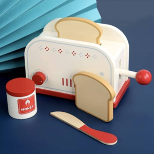 ست اسباب بازی توستر نان چوبیWooden Toast Maker مدل WCF10_اسباب بازی